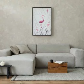 Plakat - Rodzina flamingów - obrazek 2
