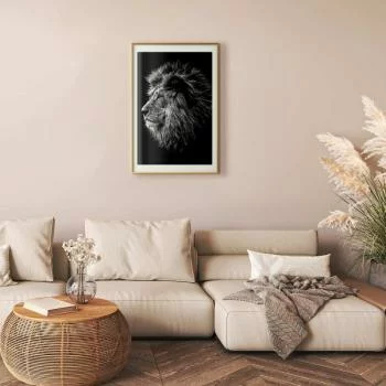 Plakat - Niebieskooki lew - obrazek 2