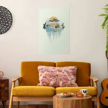 Plakat - Niedźwiedź polarny - obrazek 2