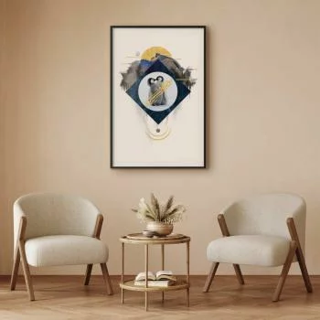 Plakat - Para pingwinów - obrazek 2