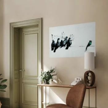 Plakat - Ksenofobiczne gołębie - obrazek 5