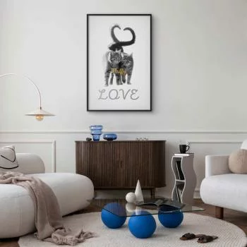 Plakat - Fluffy Love - obrazek 2