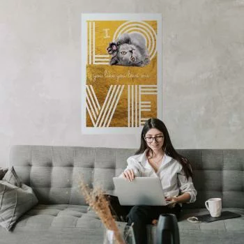 Plakat - I Love You like You Love Me - obrazek 5