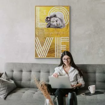 Plakat - I Love You like You Love Me - obrazek 5