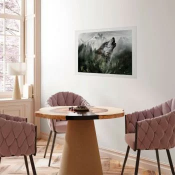 Plakat - Wyjący wilk - obrazek 5