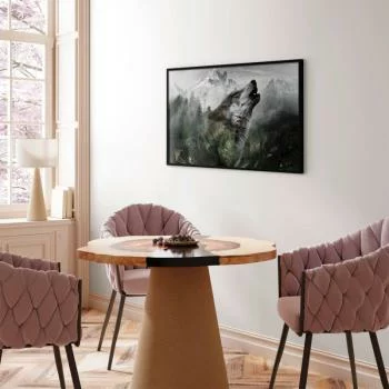 Plakat - Wyjący wilk - obrazek 5