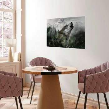 Plakat - Wyjący wilk - obrazek 5