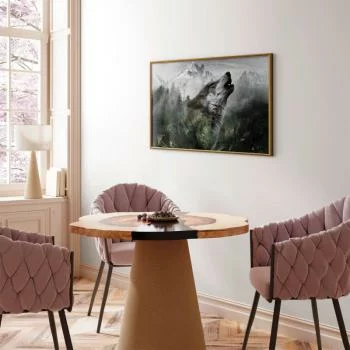 Plakat - Wyjący wilk - obrazek 5