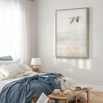 Obraz - Lot żurawia (1-częściowy) pionowy - obrazek 6