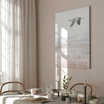 Obraz - Lot żurawia (1-częściowy) pionowy - obrazek 7