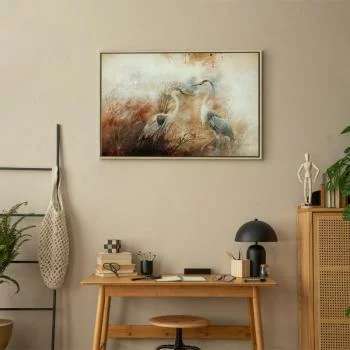 Obraz - Czaple na polowaniu (1-częściowy) szeroki - obrazek 7