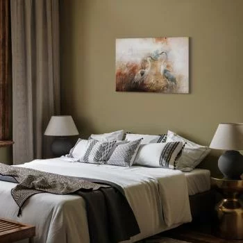 Obraz - Czaple na polowaniu (1-częściowy) szeroki - obrazek 6