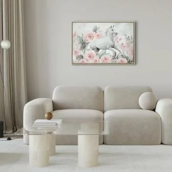 Obraz - Galop wśród róż (1-częściowy) szeroki - obrazek 5