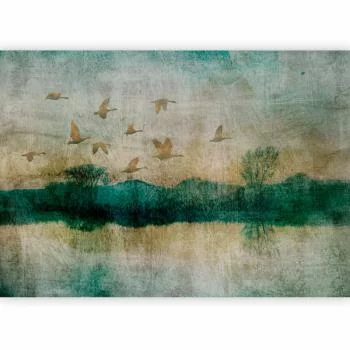 Fototapeta - Złote kaczki - obrazek 2