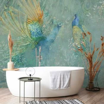 Fototapeta - Pawie w tańcu - trzeci wariant - obrazek 6