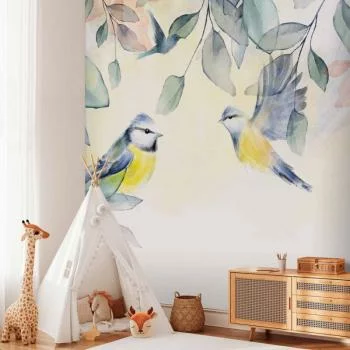 Fototapeta - Kolorowe sikorki - obrazek 5