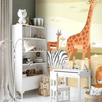 Fototapeta - Zwierzęta z dżugnlii ilustracja wektorowa - obrazek 5