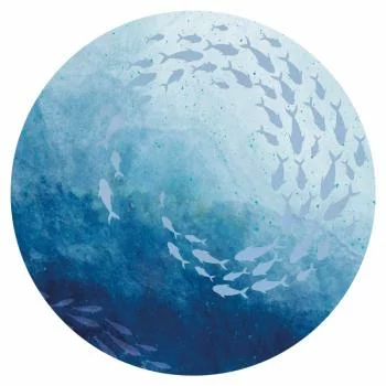 Fototapeta okrągła - Morska toń - obrazek 2