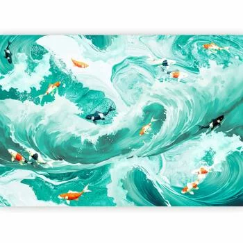 Fototapeta - Ryby i fale - obrazek 2