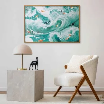 Plakat - Ryby i fale - obrazek 2
