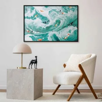 Plakat - Ryby i fale - obrazek 2