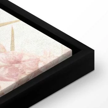 Obraz - Czapla brodząca w stawie - ilustracja w jasnej kolorystyce - obrazek 8