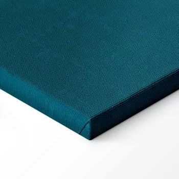 Obraz - Wieczór nad stawem - grupa żurawi narysowana suchą pastelą, na ciemno-turkusowym tle - obrazek 8