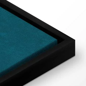 Obraz - Wieczór nad stawem - grupa żurawi narysowana suchą pastelą, na ciemno-turkusowym tle - obrazek 8