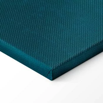 Obraz - Wieczór nad stawem - grupa żurawi narysowana suchą pastelą, na ciemno-turkusowym tle - obrazek 8