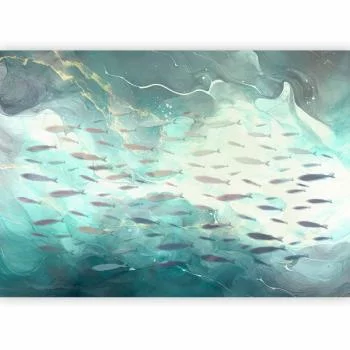 Fototapeta - Ławica drobnych ryb - obrazek 2