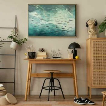 Obraz - Ławica drobnych ryb - obrazek 7