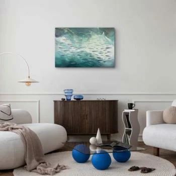 Obraz - Ławica drobnych ryb - obrazek 2