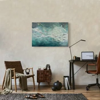 Obraz - Ławica drobnych ryb - obrazek 7