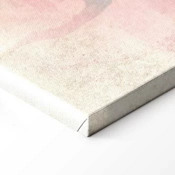 Obraz - Ptaki nad jeziorem - czaple malowane akwarelą w delikatnej, szaro-różowej kolorystyce - obrazek 8