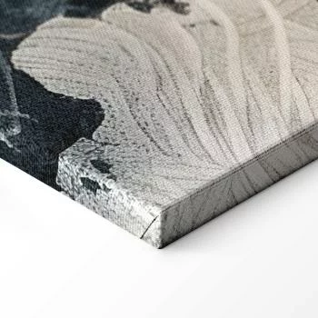 Obraz - Czaple i kwiat wiśni - ilustracja w orientalnym stylu przedstawiająca ptaki - obrazek 8