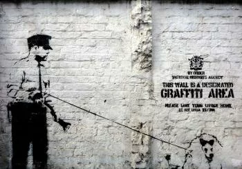 Fototapeta - Banksy - Graffiti Area - obrazek 6