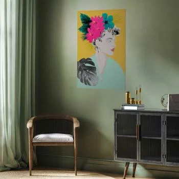 Plakat - Kwiaty we włosach - obrazek 5