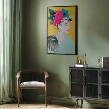 Plakat - Kwiaty we włosach - obrazek 5