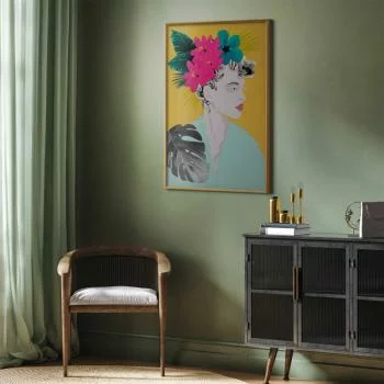 Plakat - Kwiaty we włosach - obrazek 5