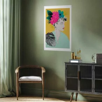 Plakat - Kwiaty we włosach - obrazek 5