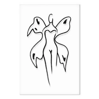 Obraz - Kobieta motyl (1-częściowy) pionowy - obrazek 2