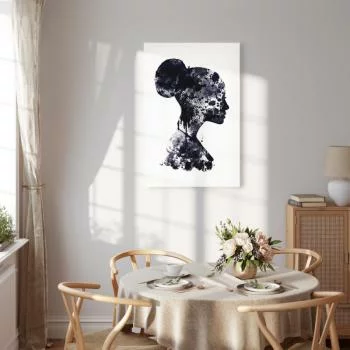 Obraz - Abstrakcyjny profil (1-częściowy) pionowy - obrazek 7