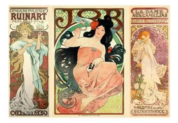 Fototapeta wodoodporna - Alphonse Mucha. Kobiety - obrazek 2