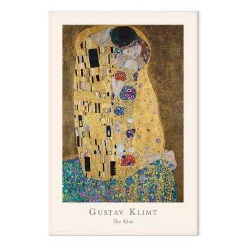 Obraz - Gustav Klimt - The Kiss (1-częściowy) pionowy - obrazek 2