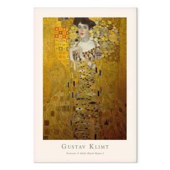 Obraz - Gustav Klimt - Portrait of Adele Bloch (1-częściowy) pionowy - obrazek 2