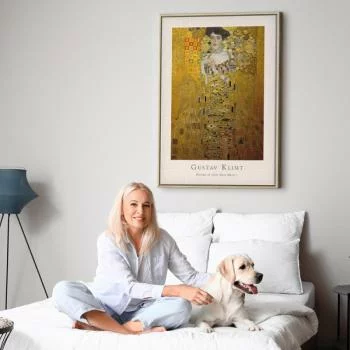 Obraz - Gustav Klimt - Portrait of Adele Bloch (1-częściowy) pionowy - obrazek 6