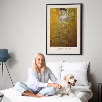 Obraz - Gustav Klimt - Portrait of Adele Bloch (1-częściowy) pionowy - obrazek 6