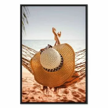 Obraz - Hamak na plaży (1-częściowy) pionowy - obrazek 2