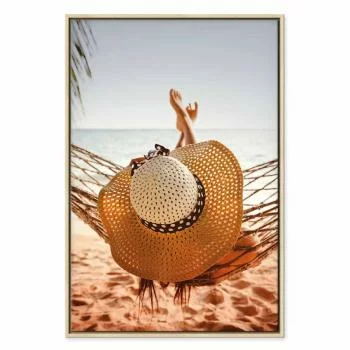 Obraz - Hamak na plaży (1-częściowy) pionowy - obrazek 2