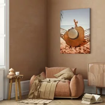 Obraz - Hamak na plaży (1-częściowy) pionowy - obrazek 5